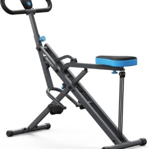 MERACH Squat Machine – Adjustable Resistance Foldable Leg Trainer for Glutes & Full-Body Workout, 350lbs Capacity