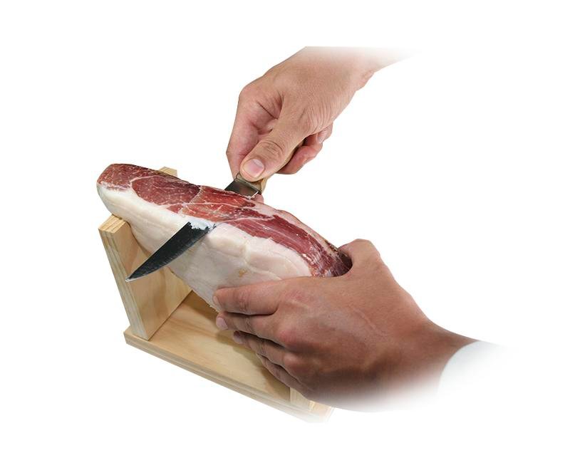 Kit Tradicional de Mini Jamón Curado Selección | Jamón de España con Jamonero y Cuchillo Profesional - Image 5