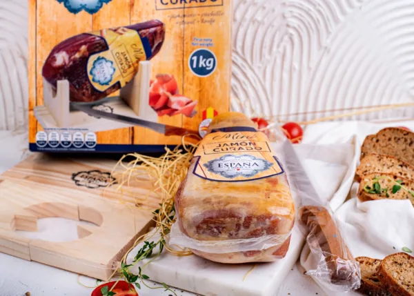 Kit Tradicional de Mini Jamón Curado Selección | Jamón de España con Jamonero y Cuchillo Profesional - Image 3