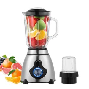 Licuadora Eléctrica de Alta Eficiencia Rosenberg | 1.5L, 800W, 6 Cuchillas en Acero Inox, Ideal para Batidos y Smoothies
